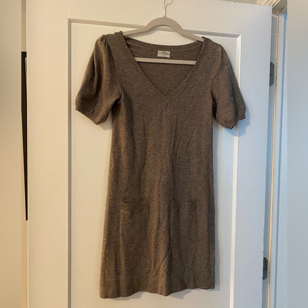 Madewell Wallace Cap Sleeve Sweater Dress